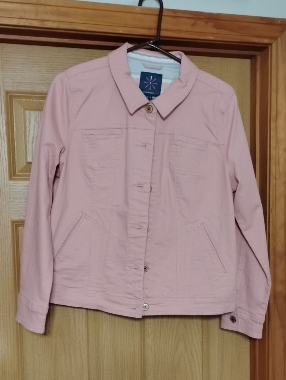 Isaac Mizrahi Pink Women's Jean Jacket New Size 12